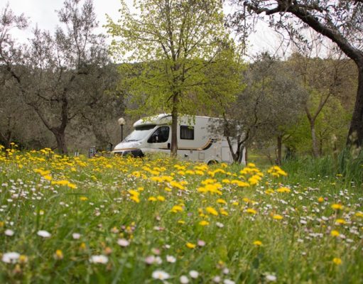Kamperen in het voorjaar