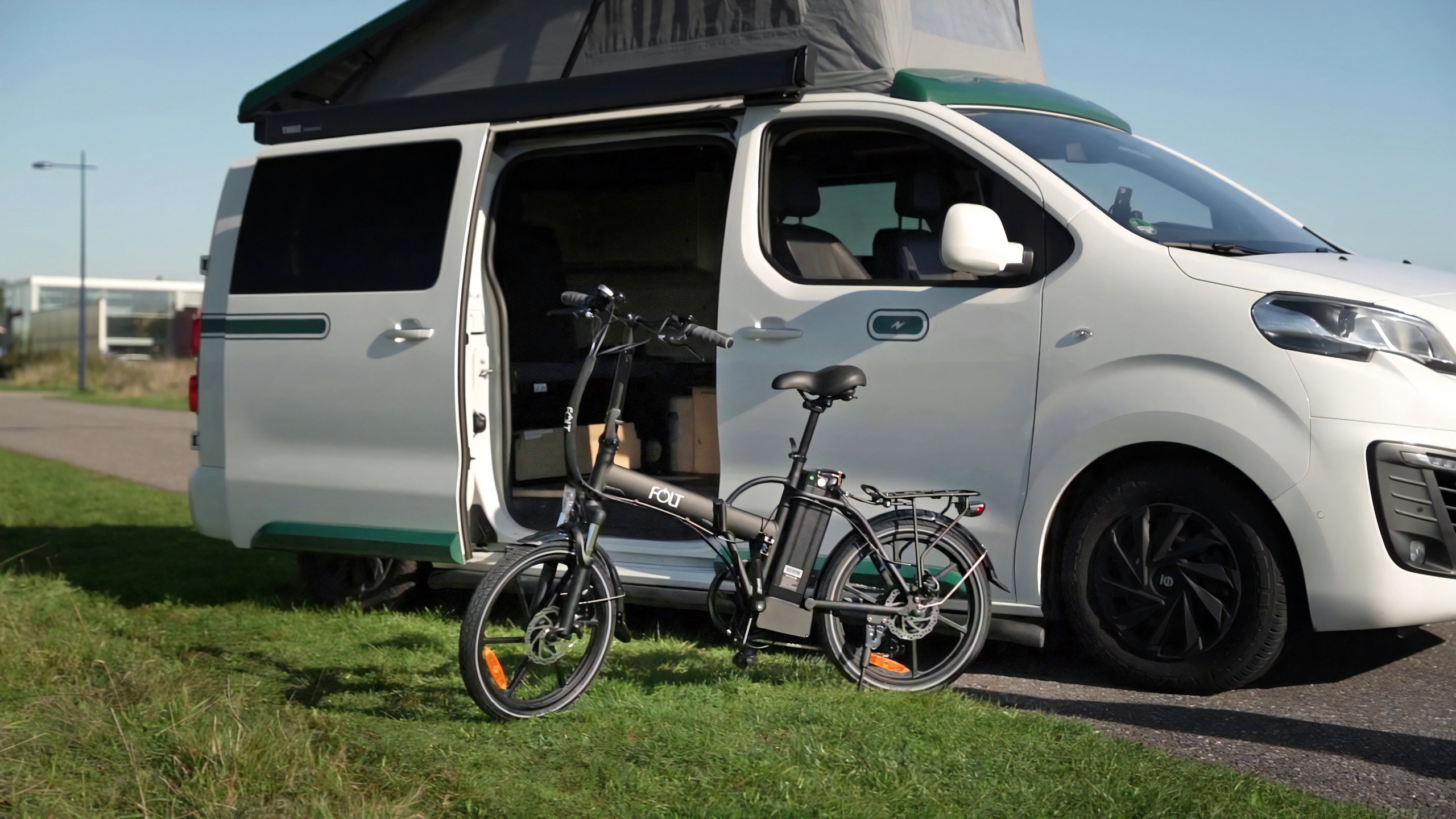 Folt elektrische vouwfietsen voor camperaars