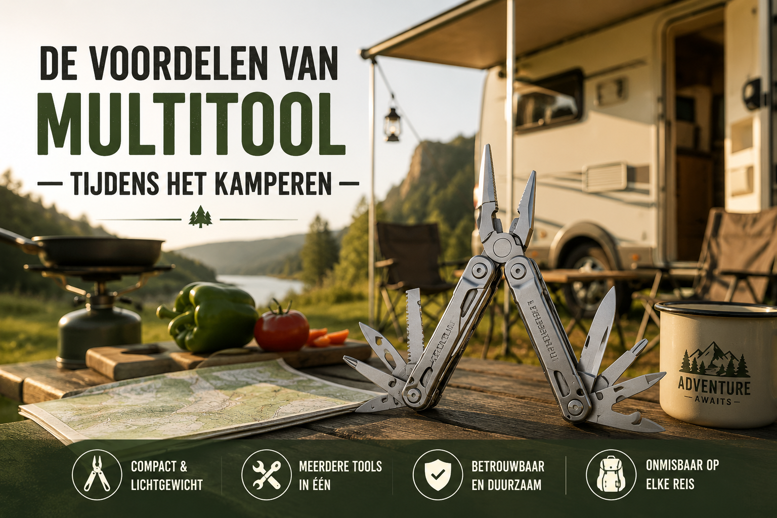 De voordelen van een multitool tijdens het kamperen
