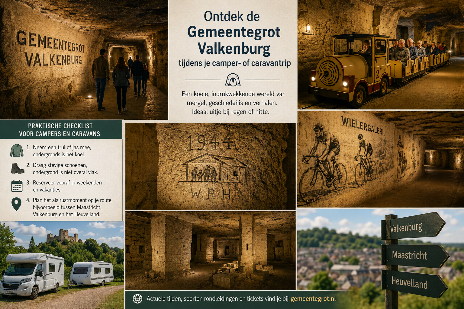 Ontdek de Gemeentegrot Valkenburg tijdens je camper- of caravantrip